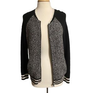 American Eagle varsity zip front cardigan medium